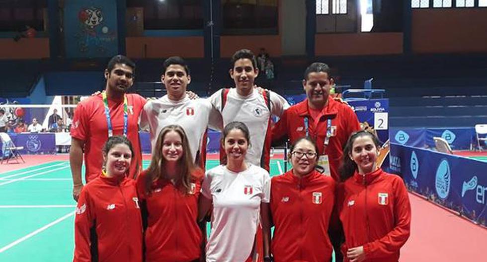 En bádminton por equipos, la delegación peruana en Cochabamba 2018 se quedó con la plata. (Foto: IPD)