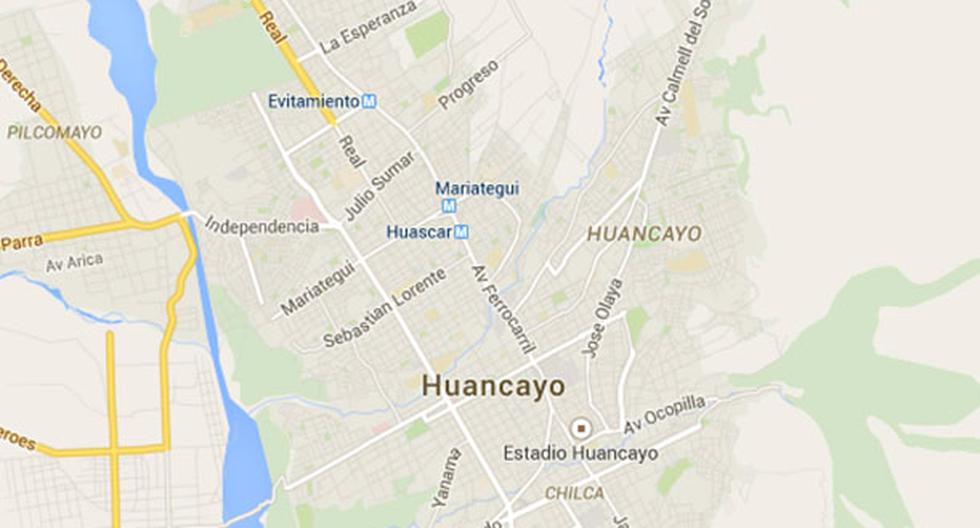 Incendio en Huancayo destruyó seis puestos de venta. (Foto: Google Maps)
