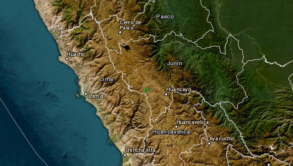 Imagen referencial del sismo ocurrido en Jauja (región Junín) este 26 de diciembre | IGP
