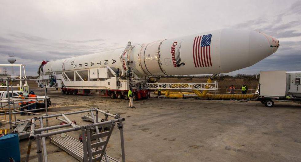 El cohete Antares será lanzado mañana a las 1:32 pm. (Foto: NASA)