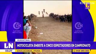 Piura: una joven fallece luego de que un motociclista la embistiera durante evento de motocross | VIDEO 