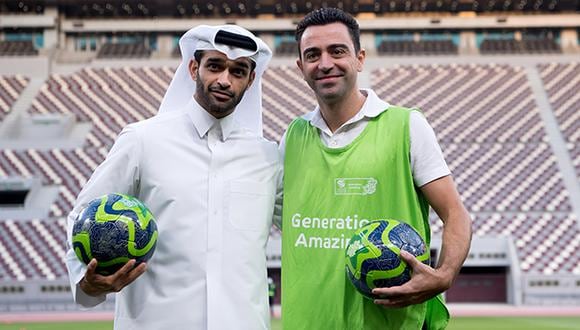 Xavi se encuentra cerrando su carrera deportiva en Qatar. (Foto: AP)