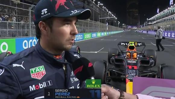 ‘Checo’ Pérez consiguió su primera ‘pole position’ en la Fórmula 1 en Arabia Saudí