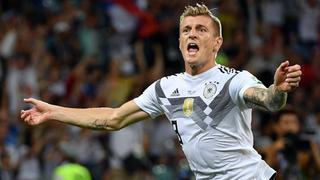Alemania ganó 2-1 a Suecia con golazo de último minuto de Toni Kroos en el Mundial Rusia 2018