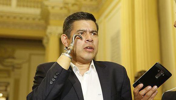 Luis Galarreta sostiene que los miembros de su bancada no están haciendo cuestión de Estado con la situación de Martín Vizcarra. (Foto: El Comercio)