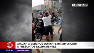 Carabayllo: agreden a serenos del distrito que intervinieron a dos presuntos delincuentes