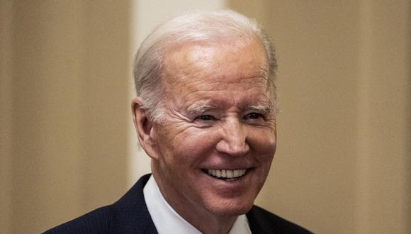 El presidente de los Estados Unidos, Joe Biden, deja el almuerzo del caucus demócrata del Senado en Capitol Hill en Washington, DC, EE. UU., 02 de marzo de 2023. (Foto de EFE/EPA/WILL OLIVER)