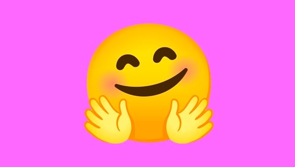 ¿Te has preguntado qué significa realmente el emoji de la carita con las manos abiertas en WhatsApp? (Foto: Emojipedia)