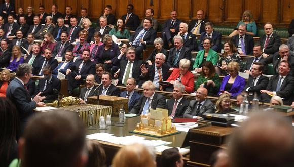 Vista actual del Parlamento británico. REUTERS