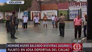 Callao: sicarios asesinan a obrero de 25 años en losa deportiva