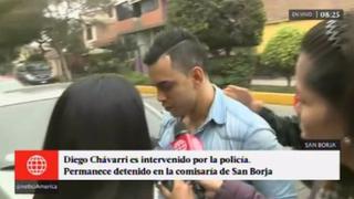 San Borja: Diego Chávarri fue intervenido por manejar en presunto estado de ebriedad