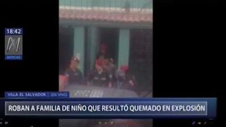 Villa El Salvador: delincuentes roban a familia de niño que resultó con graves quemaduras tras incendio 