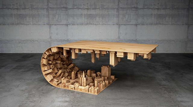 Esta mesa de centro se inspiró en la película Inception - 1