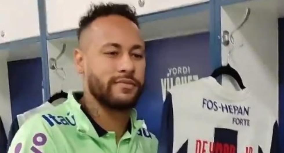 ¡Neymar se luce con la ‘10′ de Alianza! Así fue el paso del ‘Scratch’ por Matute previo al Perú vs. Brasil