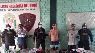 Piura: policía captura a sujetos acusados de asaltar a mano armada en Sullana