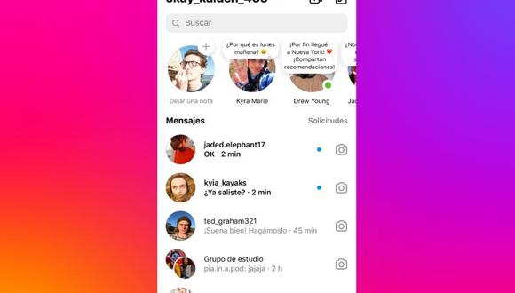 Instagram: el nuevo sistema para clasificar los mensajes directos.