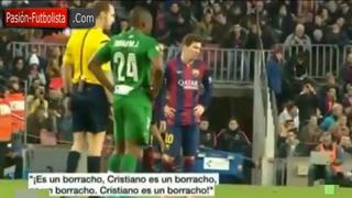 "Cristiano es un borracho", gritan desde tribunas del Camp Nou