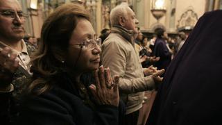 FOTOS: limeños se congregaron en Iglesia de Las Nazarenas para orar por la paz en Siria