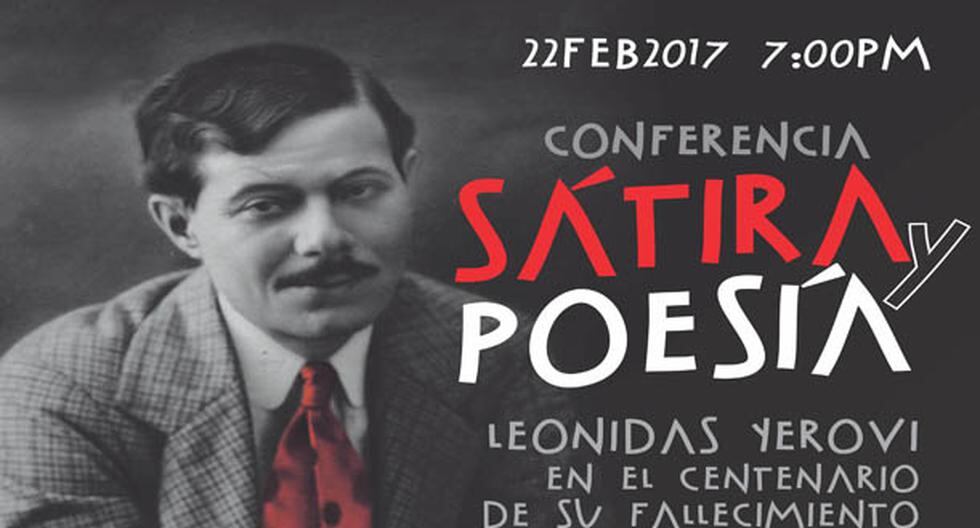 Este miércoles 22 de febrero, la Biblioteca Nacional del Perú realizará la conferencia “Sátira y poesía: Leonidas Yerovi en el centenario de su fallecimiento”. (Foto: BNP)