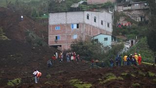 Al menos 16 fallecidos y 7 desaparecidos tras alud en zona andina de Ecuador 