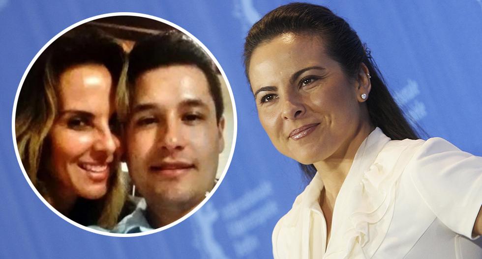 Kate del Castillo: difunden imagen de la actriz junto al hijo de El Chapo Guzmán. (Foto: Getty Images / Twitter)