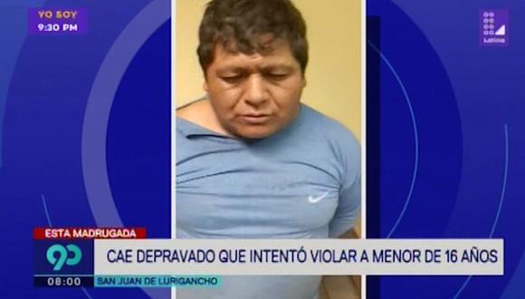 Gerardo Álvarez Ticona será denunciado por tentativa de violación sexual. (Captura: Latina)