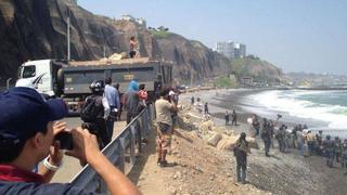 Costa Verde: Emape retirará rocas de playa La Pampilla