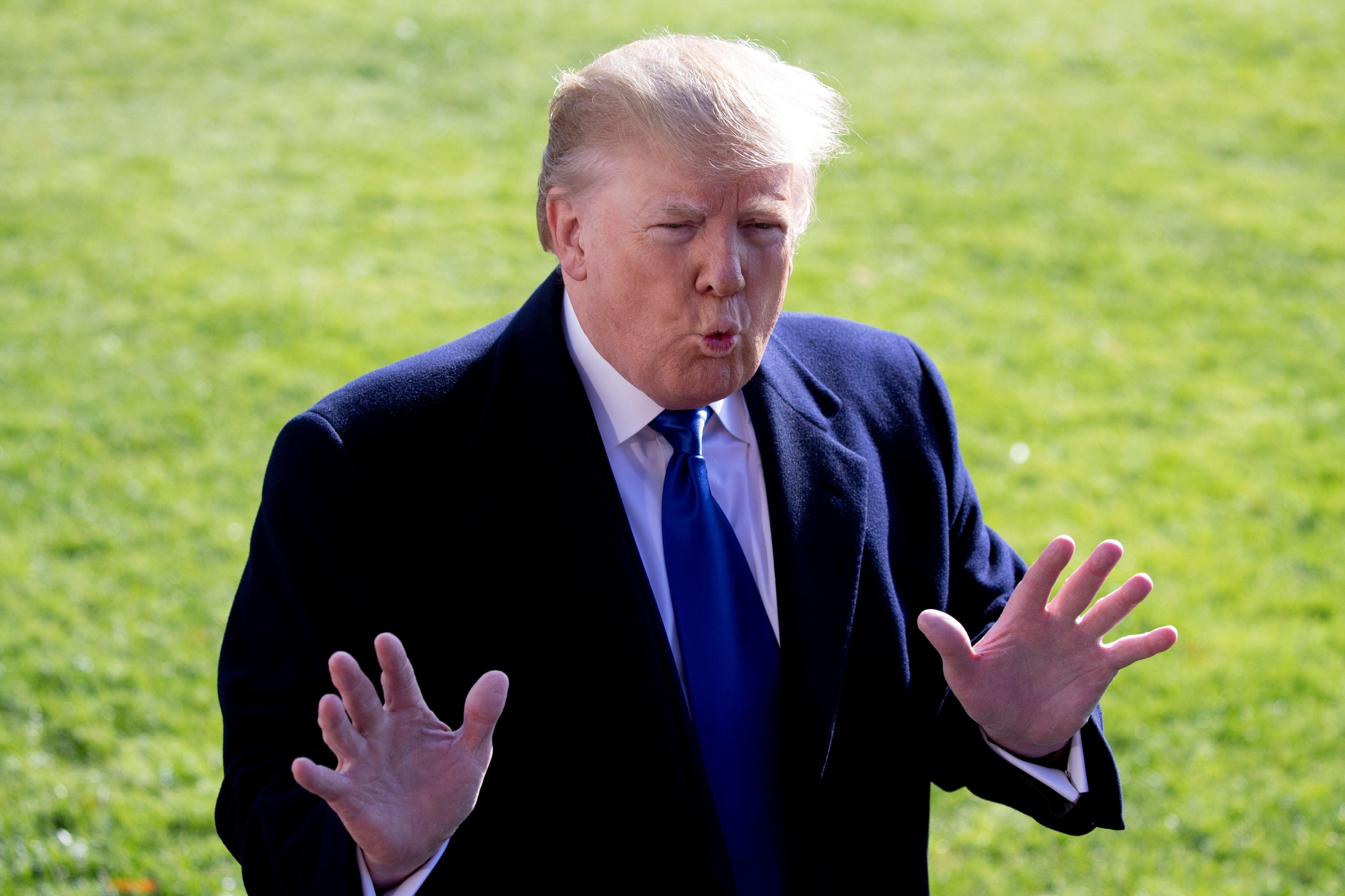 "A China le gustaría hacer algo así como una marcha atrás, no una revocación completa (de los aranceles) porque saben que eso yo no lo haría”, señalo Donald Trump. (Foto: EFE)