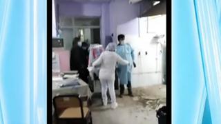Huancayo: cae cielo raso del hospital El Carmen en sala de recién nacidos; ningún bebé resultó herido