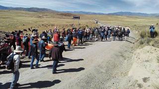 Cusco: suspenden protestas en la provincia de Chumbivilcas
