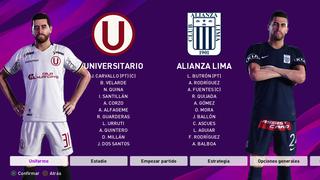 Alianza vs. Universitario - GAMEPLAY | Simulamos en PES 2020 el clásico peruano | VIDEO