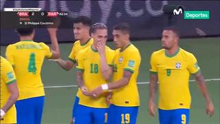 Desde fuera del área: golazo de Coutinho para el 2-0 de Brasil vs. Paraguay | VIDEO