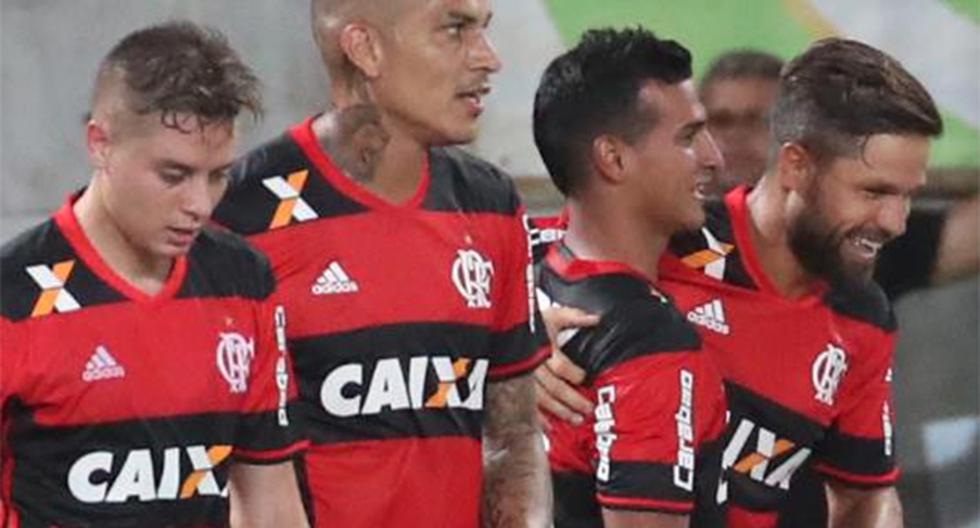 Miguel Trauco debutó en Flamengo con gol y Paolo Guerrero anotó un doblete en el inicio de temporada del Torneo Carioca. En redes sociales se armó una polémica. (Foto: Flamengo)