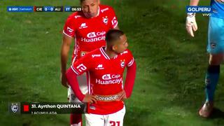 Quintana fue expulsado por agresión a Aldair Rodríguez en el Cienciano vs. Alianza Lima