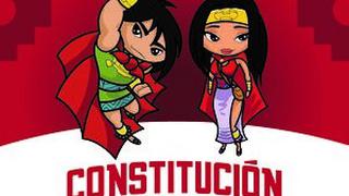 Un cómic para aprender la Constitución Política del Perú 