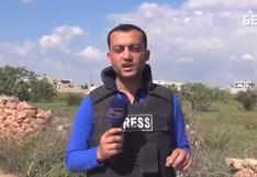 Siria: periodista es herido por bomba frente a cámara