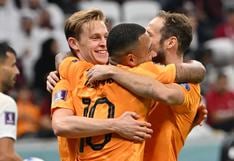 Países Bajos a octavos de final: derrotó 2-0 a Qatar y clasificó a la siguiente ronda 