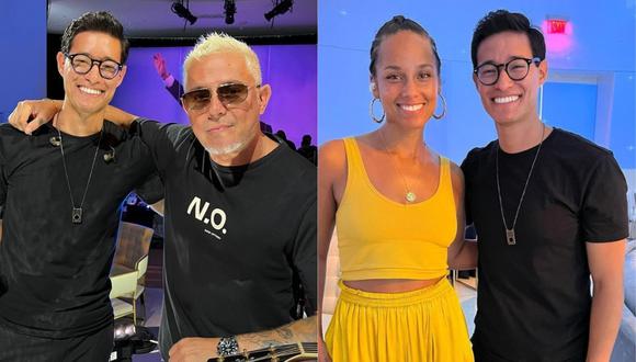 Tony Succar sorprendió a todos al compartir escenario con Alicia Keys y Alejandro Sanz. (Foto: Instagram)