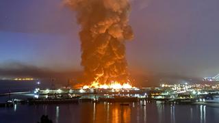 Estados Unidos: incendio destruye parte del histórico muelle de Pescadores de San Francisco | VIDEO