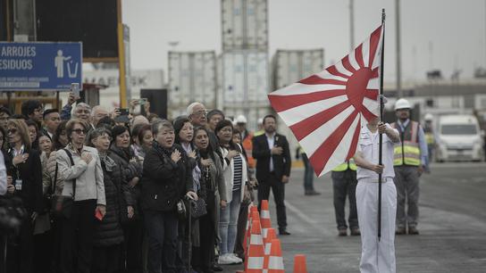 Los japoneses agradecieron a las autoridades peruanas y a la población peruano-japonesa por su amable acogida.