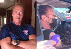 Arnold Schwarzenegger recibe vacuna contra la COVID-19: “Nunca he sido más feliz de esperar en una fila”