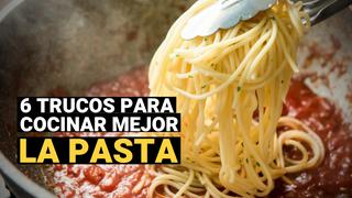 6 trucos para cocinar mejor la pasta y no se pegue 