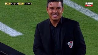 River Plate vs. Palmeiras: Marcelo Gallardo y su curiosa reacción tras error de Robert Rojas en segundo gol del ‘Verdão’ | VIDEO