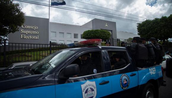 El Consejo Supremo Electoral decidió cancelar la personería jurídica del Partido Restauración Democrática, la única opción para competir contra Daniel Ortega, en el poder desde 2007 y que busca su tercera reelección consecutiva. (Foto: Maynor Valenzuela / AFP)