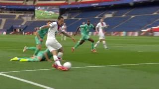 Asistencia de rabona de Ángel Di María para el gol de Mauro Icardi en PSG | VIDEO