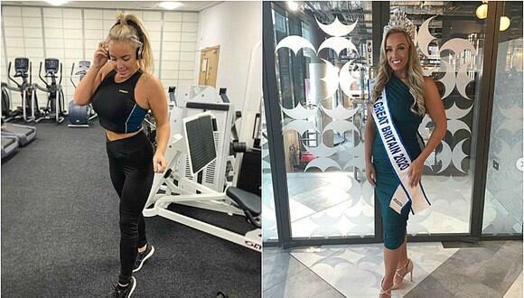 Jen Atkin, una joven de 26 años, se coronó como Miss Gran Bretaña en un concurso de belleza, cosa que hace tres años no imaginaba que podría pasar. (Fotos: Instagram)