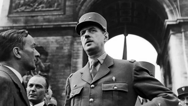 Charles de Gaulle.  GETTY IMAGES