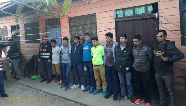 Madre de Dios: PNP detiene a 8 integrantes de banda criminal tras una persecución. (Foto: Manuel Calloquispe)