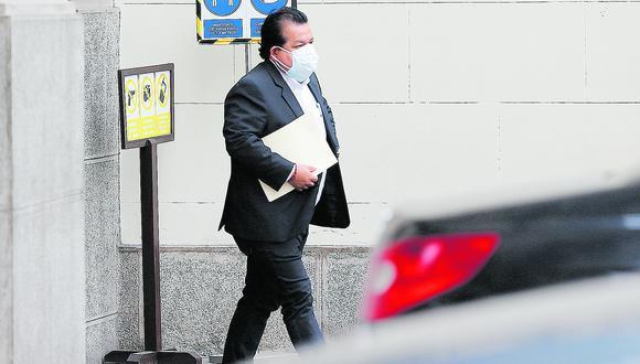 Durante la audiencia de este lunes, el fiscal indicó que el pedido de impedimento de salida del país contra Bruno Pacheco busca “evitar la obstaculización de la actividad probatoria”. (Foto: El Comercio)