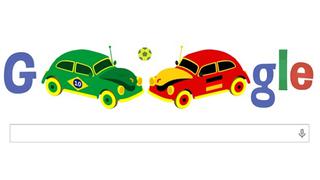 Volkswagen es protagonista del doodle del Brasil vs Alemania